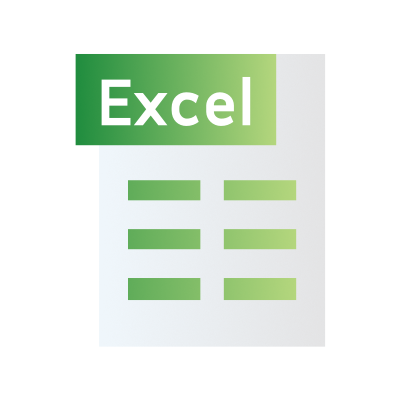 Excel エクセル アイコンのフリー素材 商用可