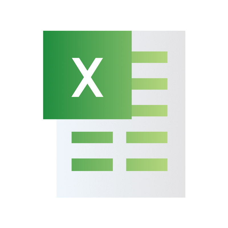 Excel エクセル アイコンのフリー素材 商用可